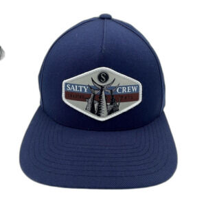 Salty Crew "High Tail" Snapback Hat (Navy) 5-Panel Cap